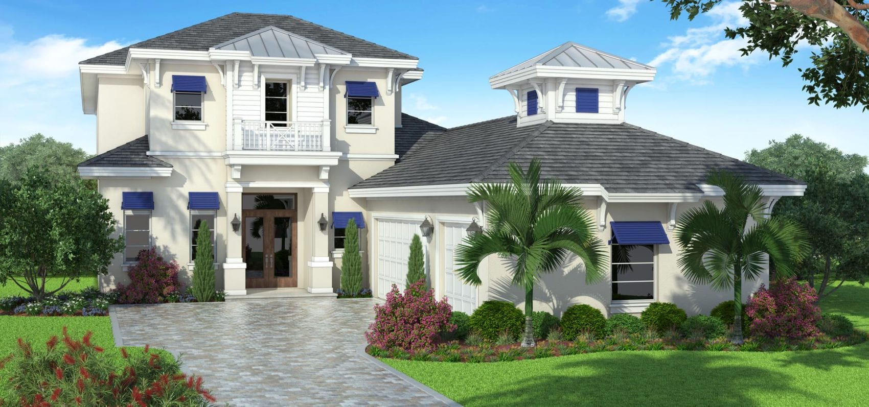 Models nearing completion at Windward Isle Naples