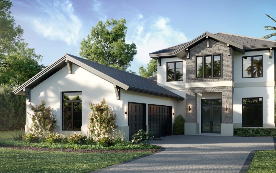 Palm Springs Model Front Exterior Rendering