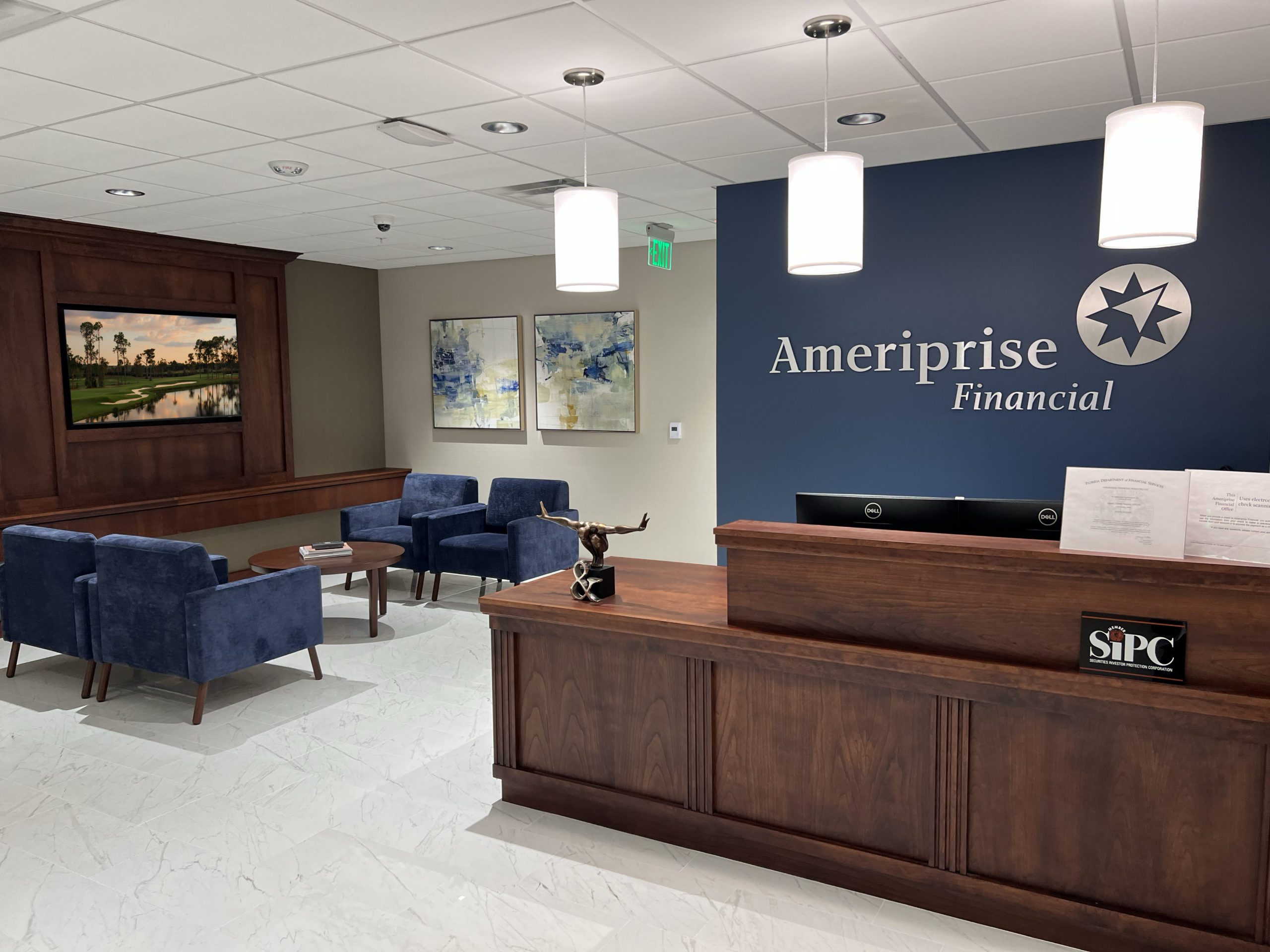 Seagate Development Group Completes Ameriprise Financial’s Remodel at The Offices Of Pelican Bay