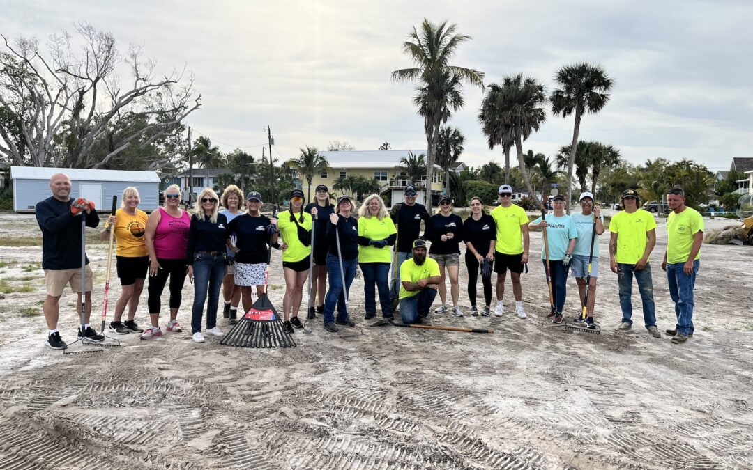 Seagate Development Group employees participate in beach cleanup to benefit the Fort Myers Beach Woman’s Club