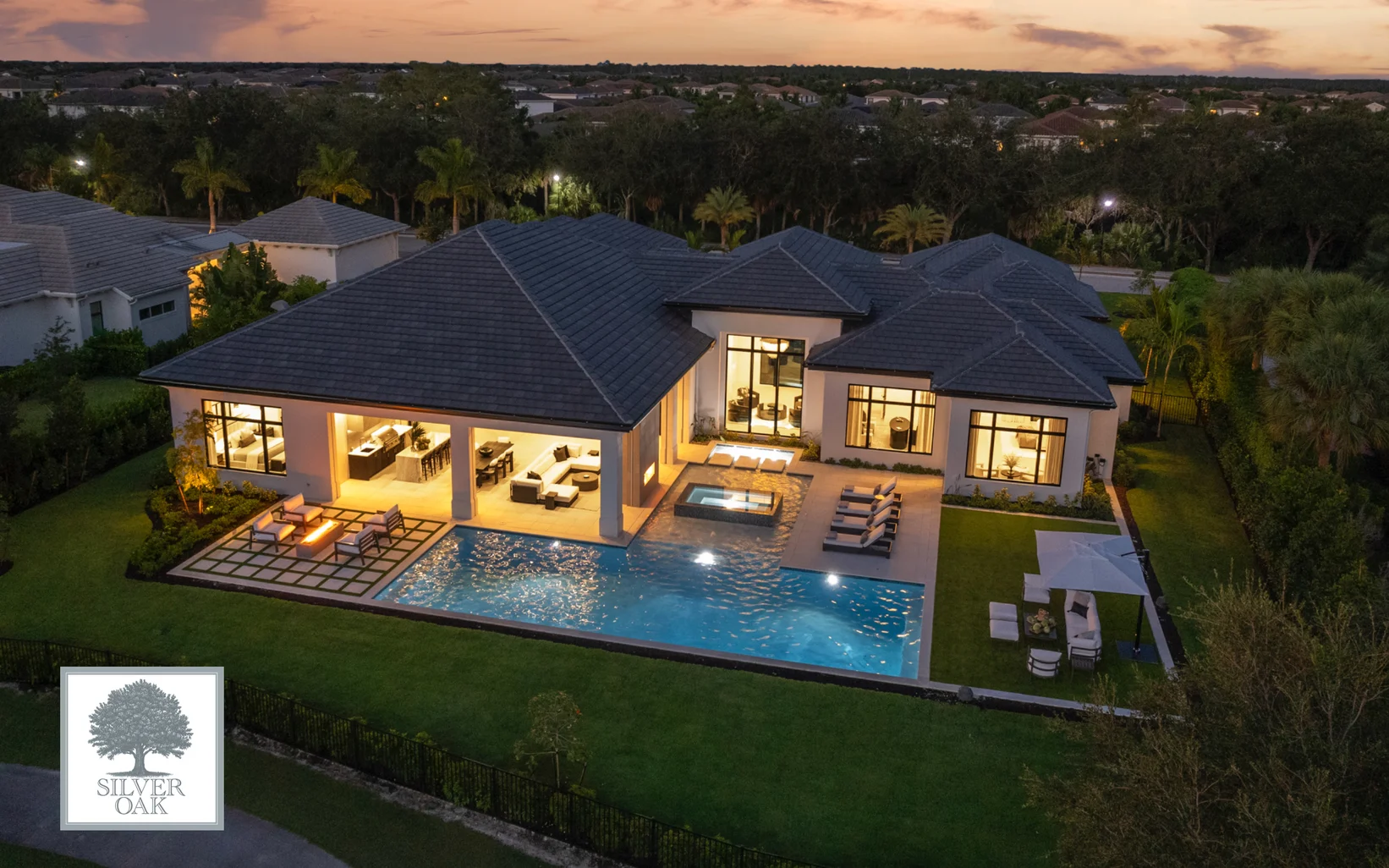 Silver Oak aerial view
