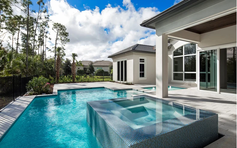 Resort-like pools