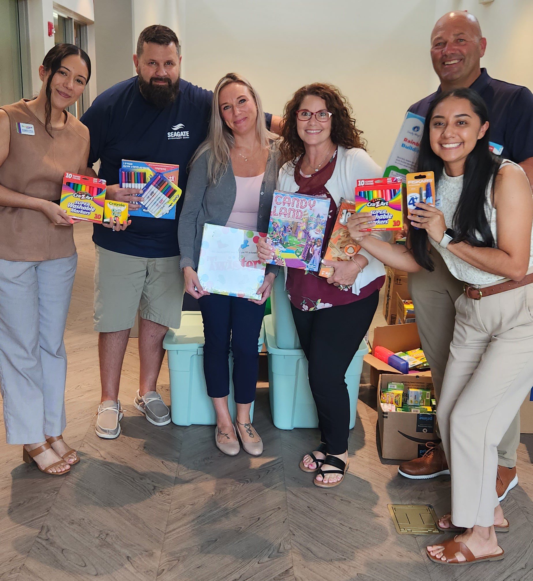 Seagate Development Group donates school supplies to Guadalupe Center